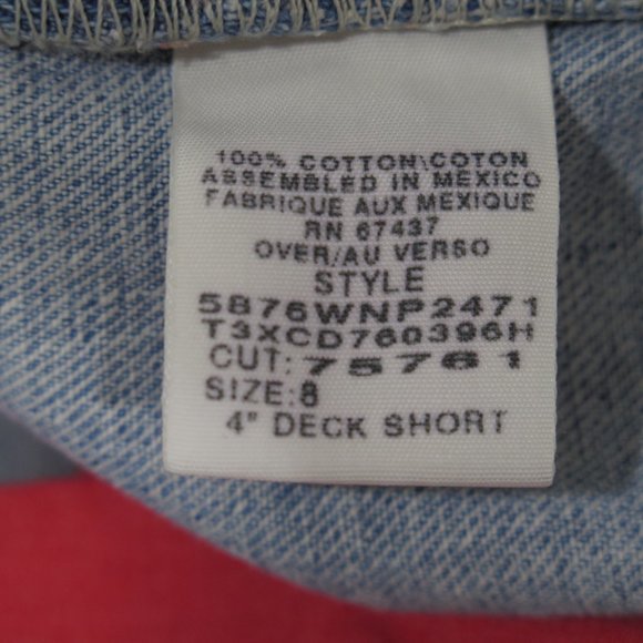 Ralph Lauren Jean Shorts Size 8 - Picture 3 of 4